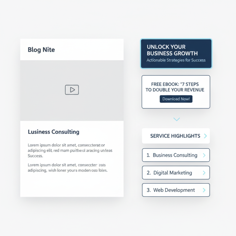 Blog Sidebar Strategy: Turn Visitors Into Customers